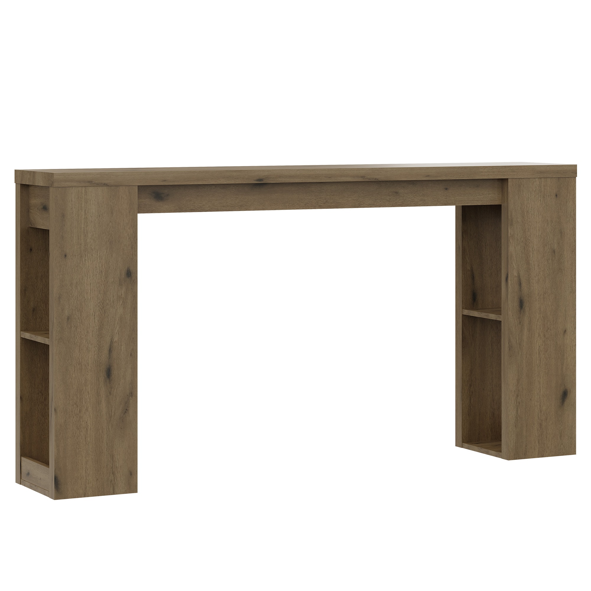 Long Wooden Console Table For Hallway Farmhouse Entryway Table_voghion.com